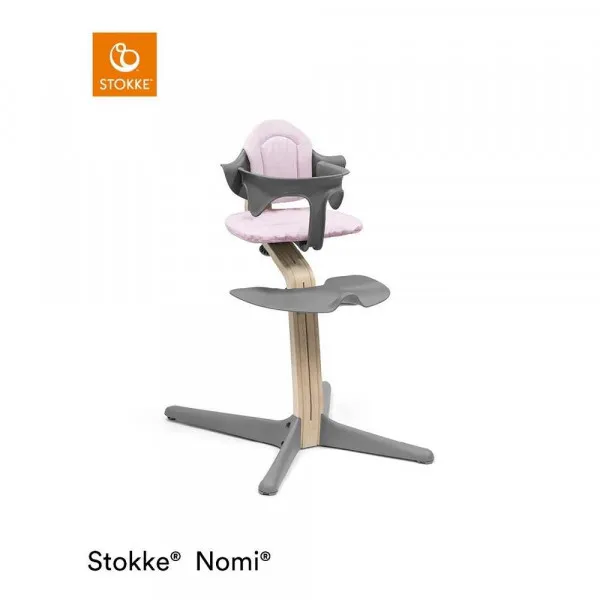 STOKKE NAVLAKA ZA HRANILICU NOMI GREY PINK 