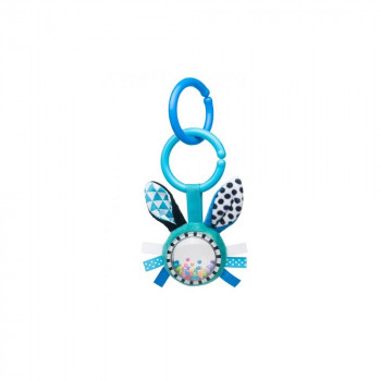CANPOL BABY PLISANA IGRACKA SA ZVECKOM 68/058 ZIG ZAG BLUE RABBIT 