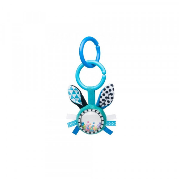 CANPOL BABY PLISANA IGRACKA SA ZVECKOM 68/058 ZIG ZAG BLUE RABBIT 