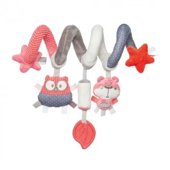 CANPOL BABY PLISANA IGRACKA ZA KREVETAC PASTEL FRIENDS - CORAL 68/064 
