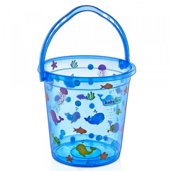 BABYJEM  KOFICA ZA KUPANJE BEBE - BLUE TRANSPARENT 
