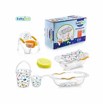 BABYJEM  SET ZA  KUPANJE 6 DELOVA WHITE 