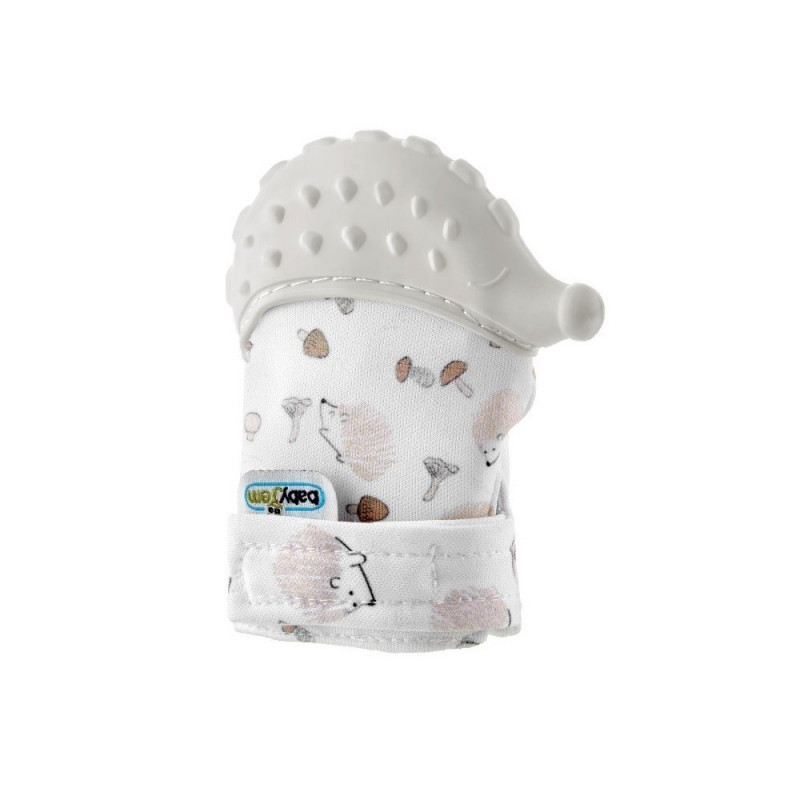 BABYJEM GLODALICA RUKAVICA HEDGEHOG GREY
