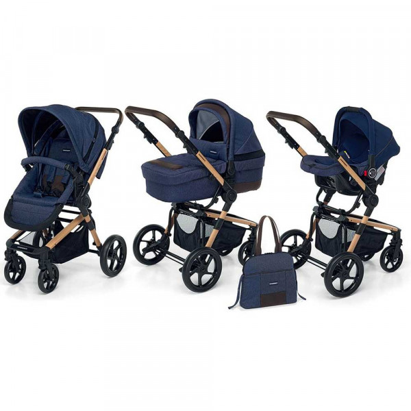 FOPPAPEDRETTI KOLICA IWOOD TRAVEL SYSTEM JEANS 