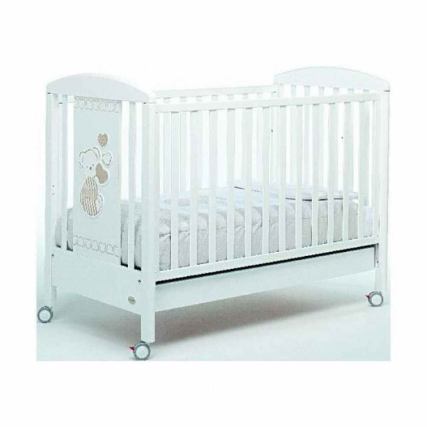 FOPPAPEDRETTI BEBI KREVETIC DOLCECUORE 500 COT  WHITE 