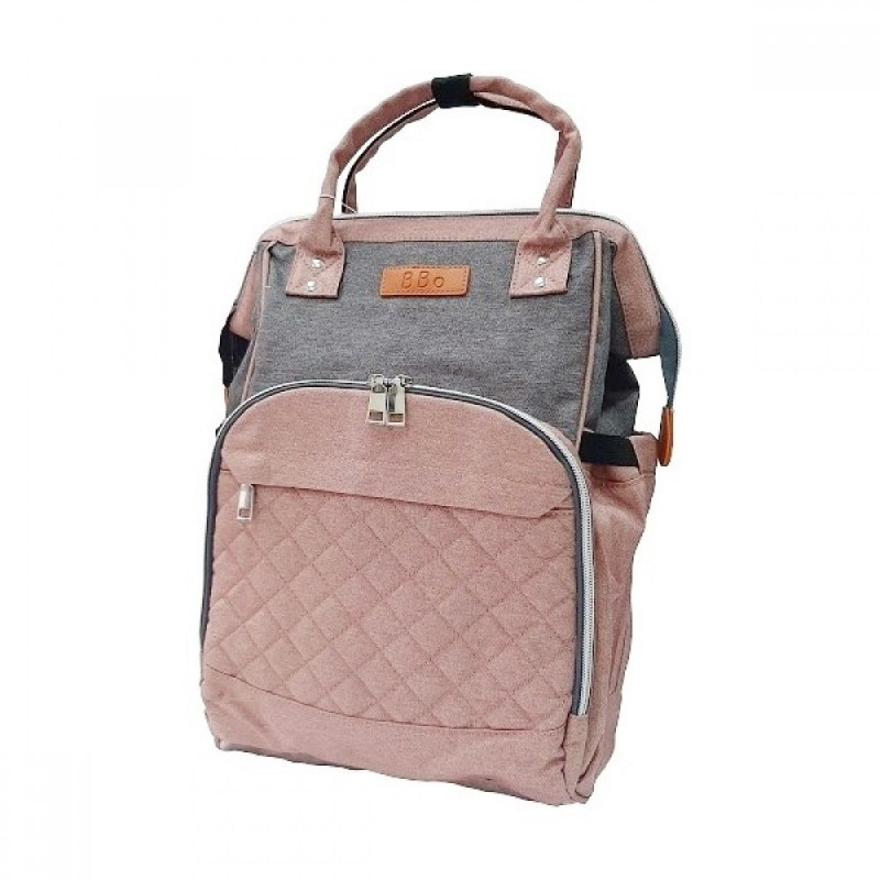 BBO TORBA ZA MAME SPORT MAMA BAG - SIVO ROZE