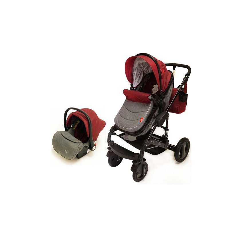 BBO KOLICA ZA BEBE MATRIX - 3U1 CRVENA
