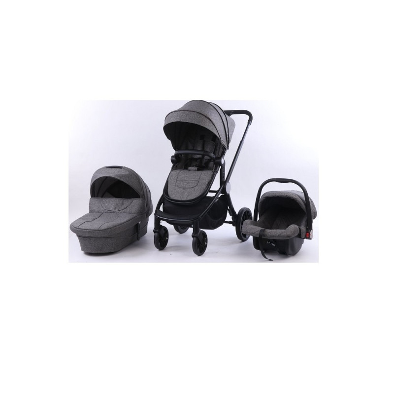 BBO KOLICA ZA BEBE D800 TRIO MASTER GREY
