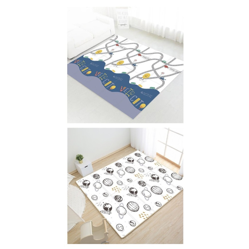BBO SKLOPIVA PODLOGA ZA IGRU OD PENE - SPACE TRAVELS (180X200X1CM)