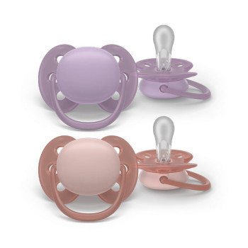 AVENT VARALICA SOFT 6-18M LILA/NUDE 2KOM 