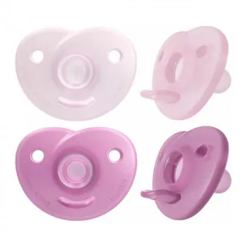 AVENT VARALICA SOOTHIE 0-6M(2KOM)DEVOJCICE