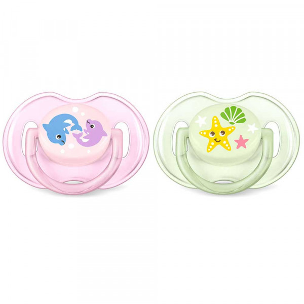 AVENT VARALICA SILIKON CLASSIC 0-6M 2/1  ZA DEVOJCICE 