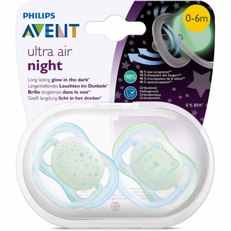 AVENT VARALICA SILIKON ULTRA AIR NOCNA 0-6M 2/1 ZA DECAKE