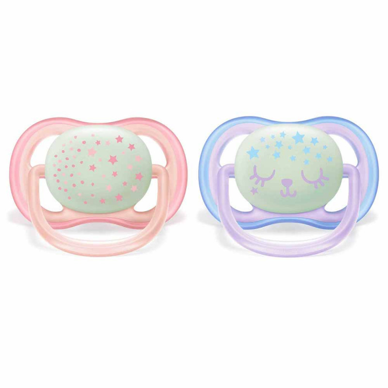AVENT VARALICA SILIKON ULTRA AIR NOCNA 0-6M 2/1 ZA DEVOJCICE