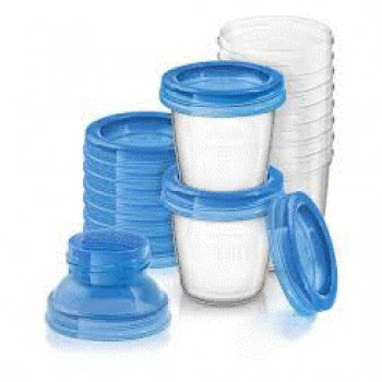 AVENT VIA SOLJE 180ML 5KOM  SA POKLOPCIMA 1688 
