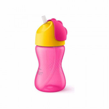 AVENT MAGICNA SOLJA SA SLAMKOM 300ml 12M   1998 - PINK 
