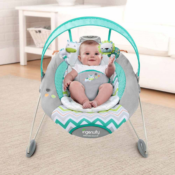 BRIGHT STARTS   LJULJASKA LEZALJKA SMART BOUNCE AUTOMATIC RIDGEDALE 