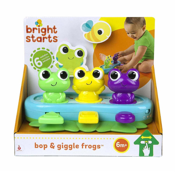 BRIGHT STARTS    MUZICKA IGRACKA BOP   GIGGLE FROGS 