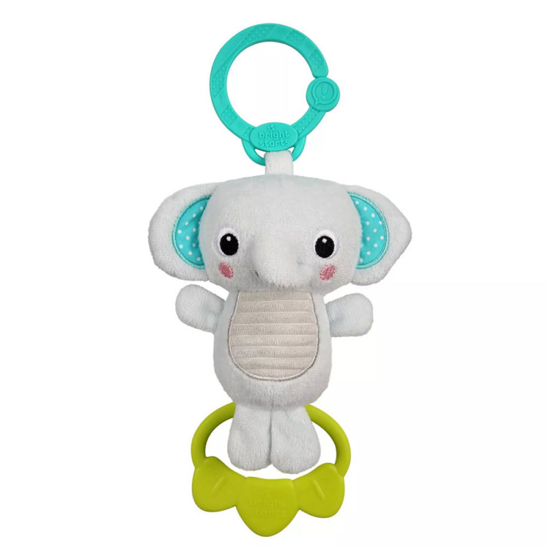BRIGHT STARTS IGRACKA TUG TUNES TAKE ALONG TOY - ELEPHANT 12339