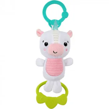 BRIGHT STARTS IGRACKA TUG TUNES TAKE ALONG TOY - UNICORN 12341 