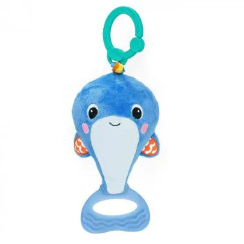 KIDS II BRIGHT STARTS PLISANA IGRACKA WHALE-A-ROO PULL&SHAKE - 12505 