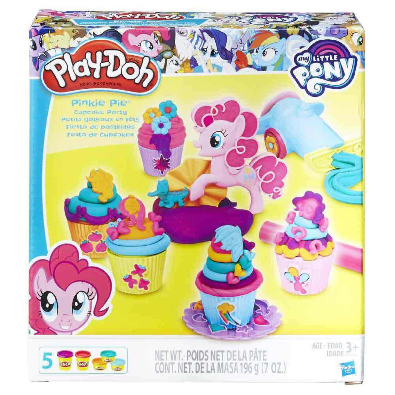 PLAY-DOH PLASTELIN PINKIE PIE CUPCAKE PARTY