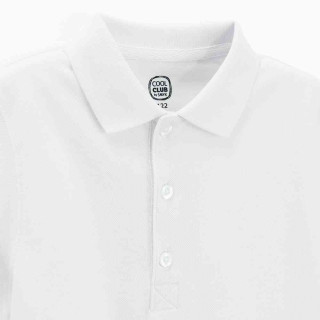 COOL CLUB MAJICA POLO KRATAK RUKAV POLOWHITE CLASSIC