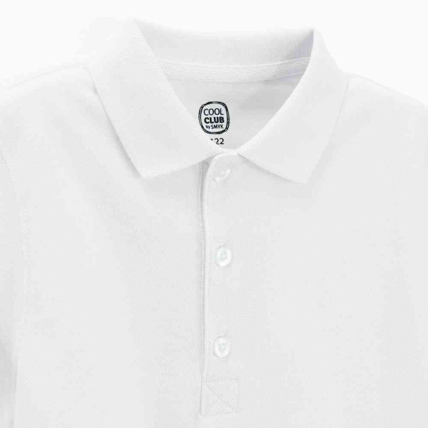 COOL CLUB MAJICA POLO KRATAK RUKAV POLOWHITE CLASSIC