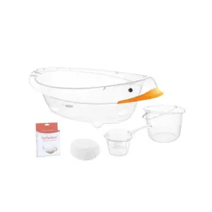 BEBEKEVI SET ZA KUPANJE 5 DELOVA WHITE TRANSPARENT