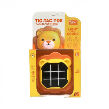 TIC-TAC-TOE 2 IN 1 GAME LIGHT & SOUND LION 