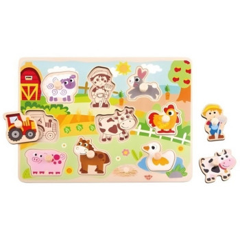 TOOKY DRVENA PUZZLA FARMA 