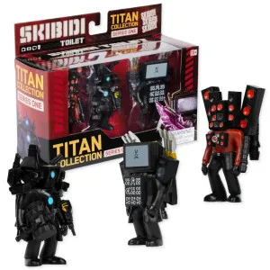 SKIBIDI TITAN FIGURA 3 PACK 
