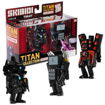 SKIBIDI TOILET TITAN 3 PACK 