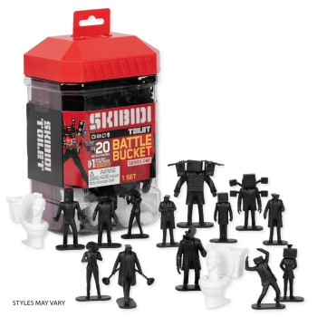 SKIBIDI TOILET  BATTLE BUCKET SET 