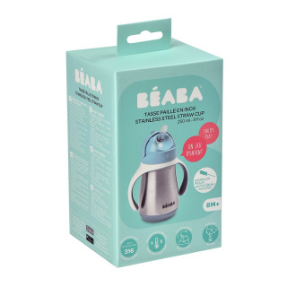 BEABA FLASICA NERDJAJUCI CELIK SA SLAMCICOM 250ML W.BLUE 