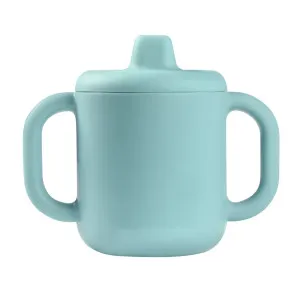 BEABA SILIKONSKA SOLJA ZA UCENJE 300 ML BLUE