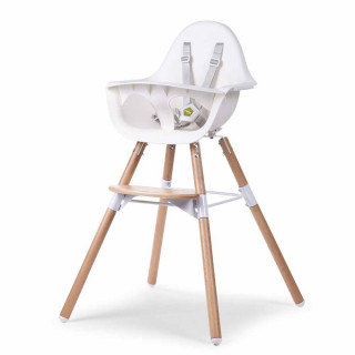 CHILDHOME EVOLU 2 HRANILICA 2 U 1, WHITE