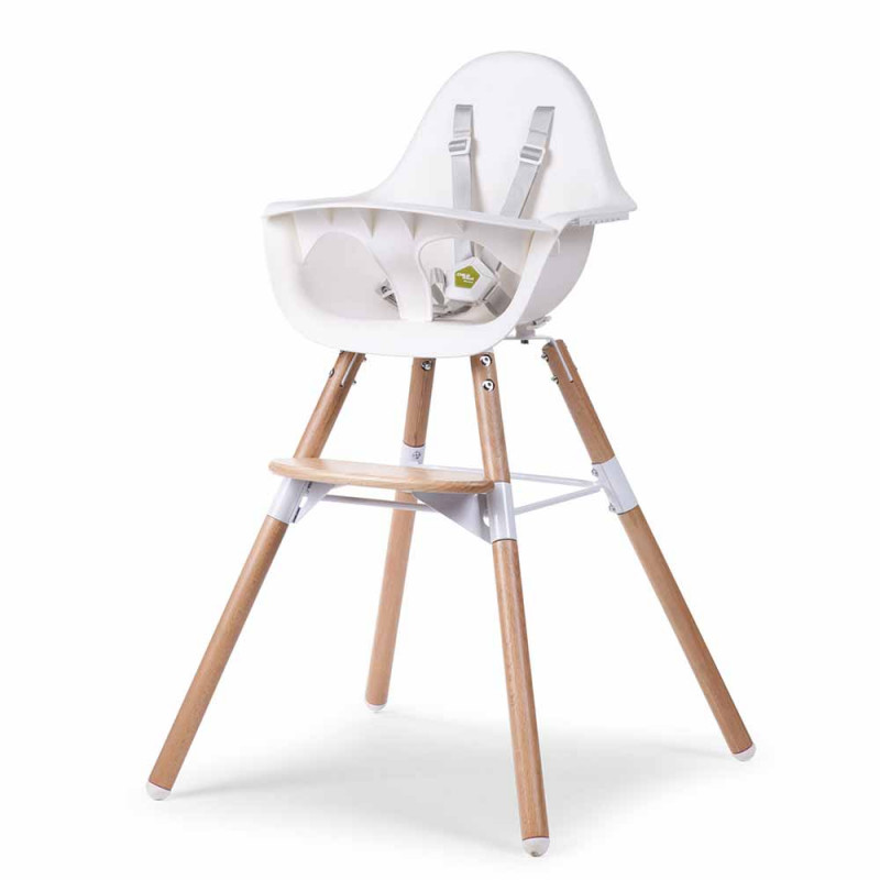 CHILDHOME EVOLU 2 HRANILICA 2 U 1, WHITE