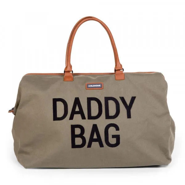 CHILDHOME DADDY BAG NURSERY BAG  CANVAS KHAKI 