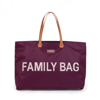 CHILDHOME FAMILY BAG NURSERY BAG  AUBERGINE 