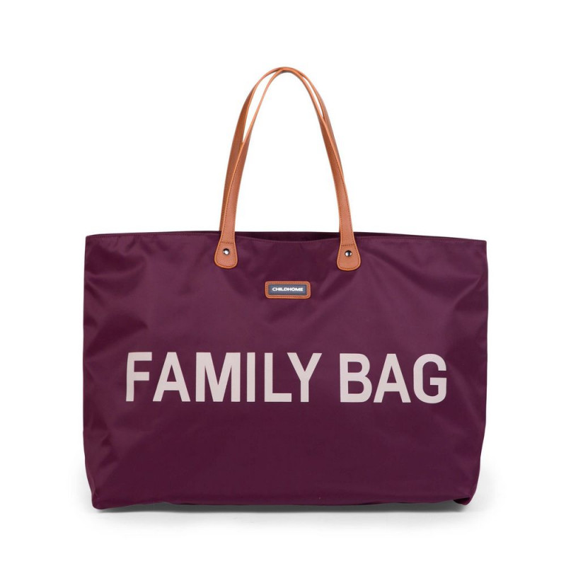 CHILDHOME FAMILY BAG NURSERY BAG AUBERGINE