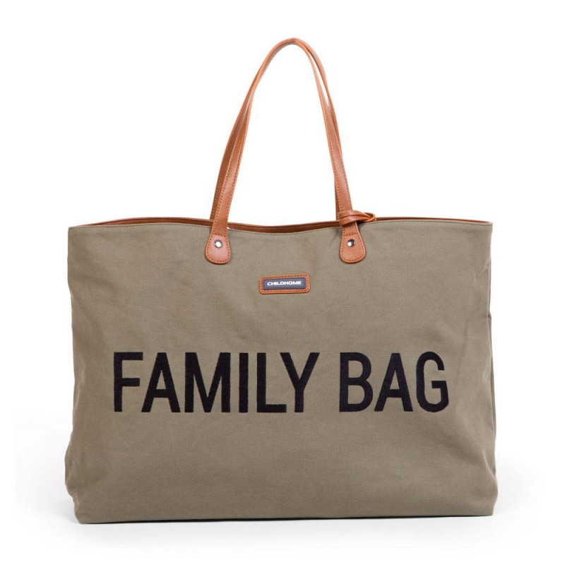 CHILDHOME FAMILY BAG NURSERY BAG CANVAS KHAKI