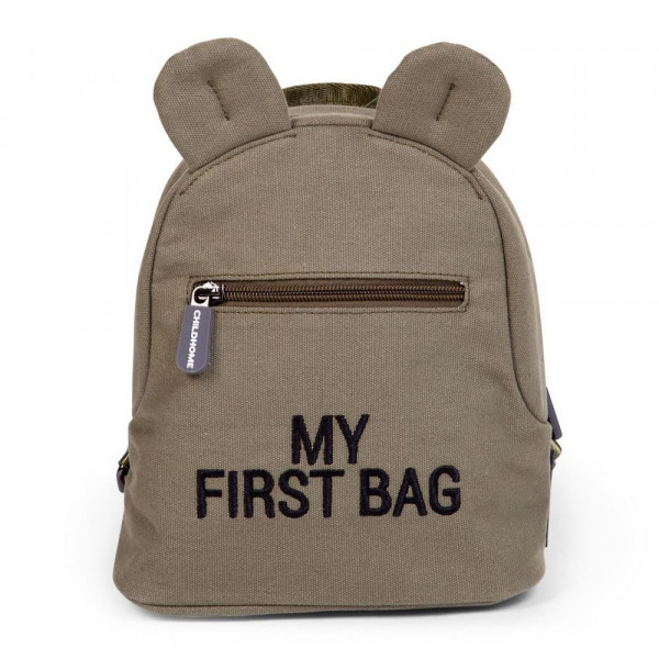 CHILDHOME RANAC ZA VRTIC MY FIRST BAG CHILDRENS BACKPACK  CANVAS  KHAKI 