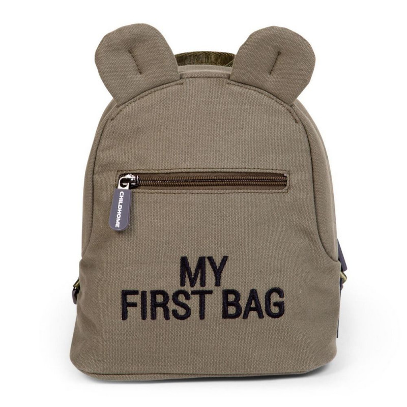 CHILDHOME RANAC ZA VRTIC MY FIRST BAG CHILDRENS BACKPACK CANVAS KHAKI