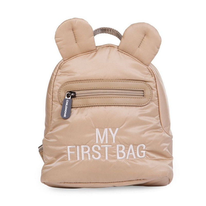 CHILDHOME RANAC ZA VRTIC MY FIRST BAG CHILDRENS BACKPACK PUFFERED BEIGE