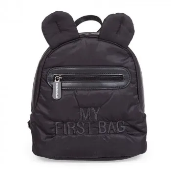 CHILDHOME RANAC ZA VRTIĆ MY FIRST BAG CHILDRENS BACKPACK  PUFFERED  BLACK 