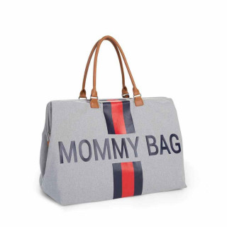 CHILDHOME MOMMY BAG BIG, RUCNA TORBA, SIVA SA PRUGAMA 