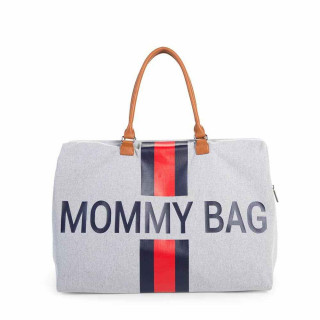 CHILDHOME MOMMY BAG BIG, RUCNA TORBA, SIVA SA PRUGAMA 