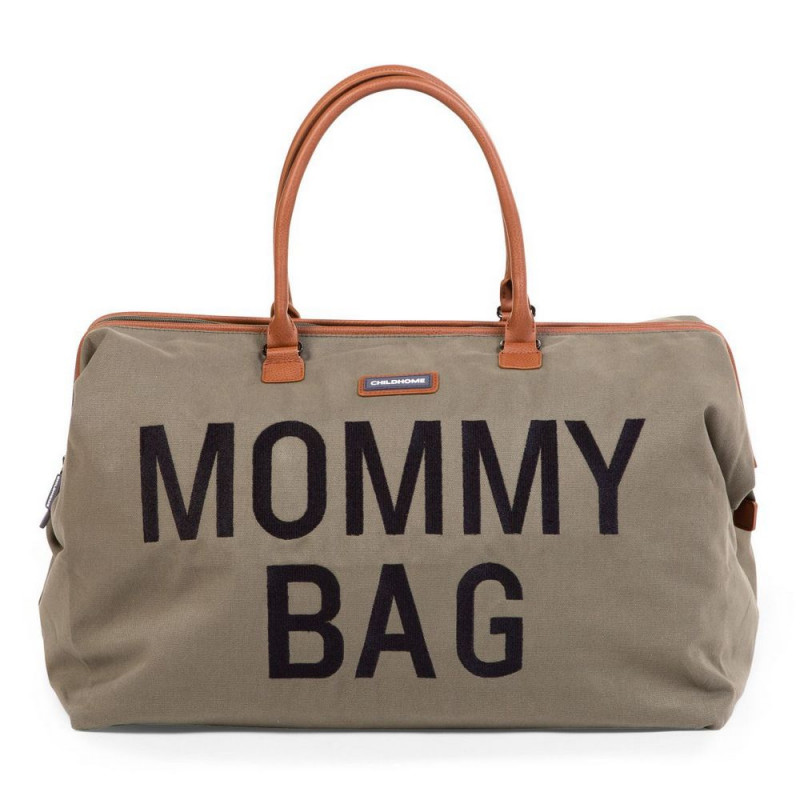 CHILDHOME MOMMY BAG NURSERY BAG CANVAS KHAKI