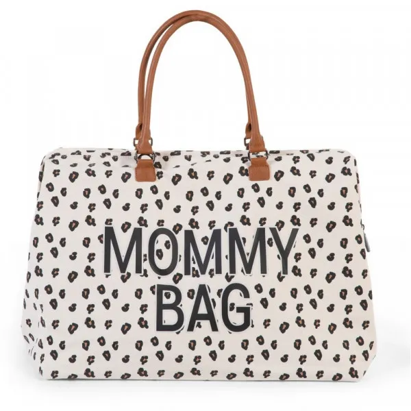 CHILDHOME MOMMY BAG BIG, RUCNA TORBA,LEOPARD 